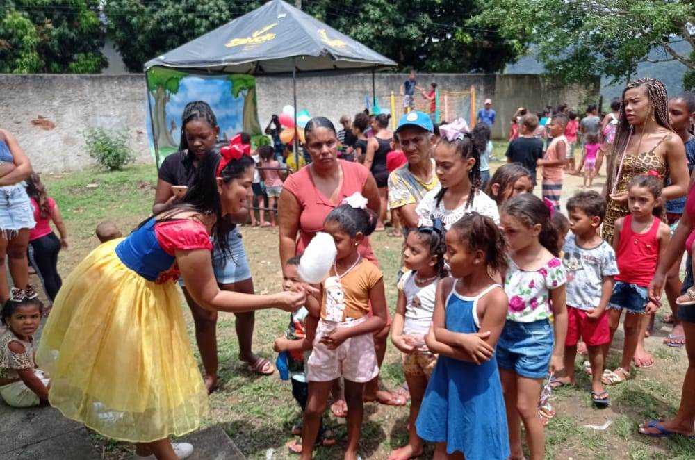 Camacã: PSF Dr. Jaquisson de Deus I leva diversão paras crianças do Bairro Novo de São João do Panelinha
